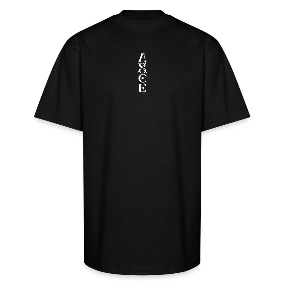 WHITEBEARD OVERSIZED SHIRT - black